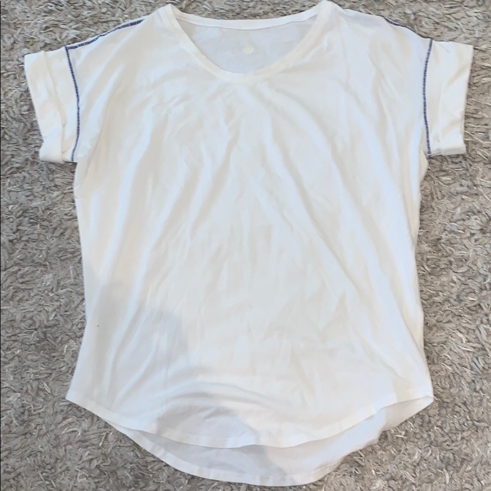 Lululemon White Athletic Top